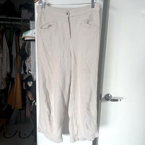 Free People Like a Cloud Pants, salt color, size M